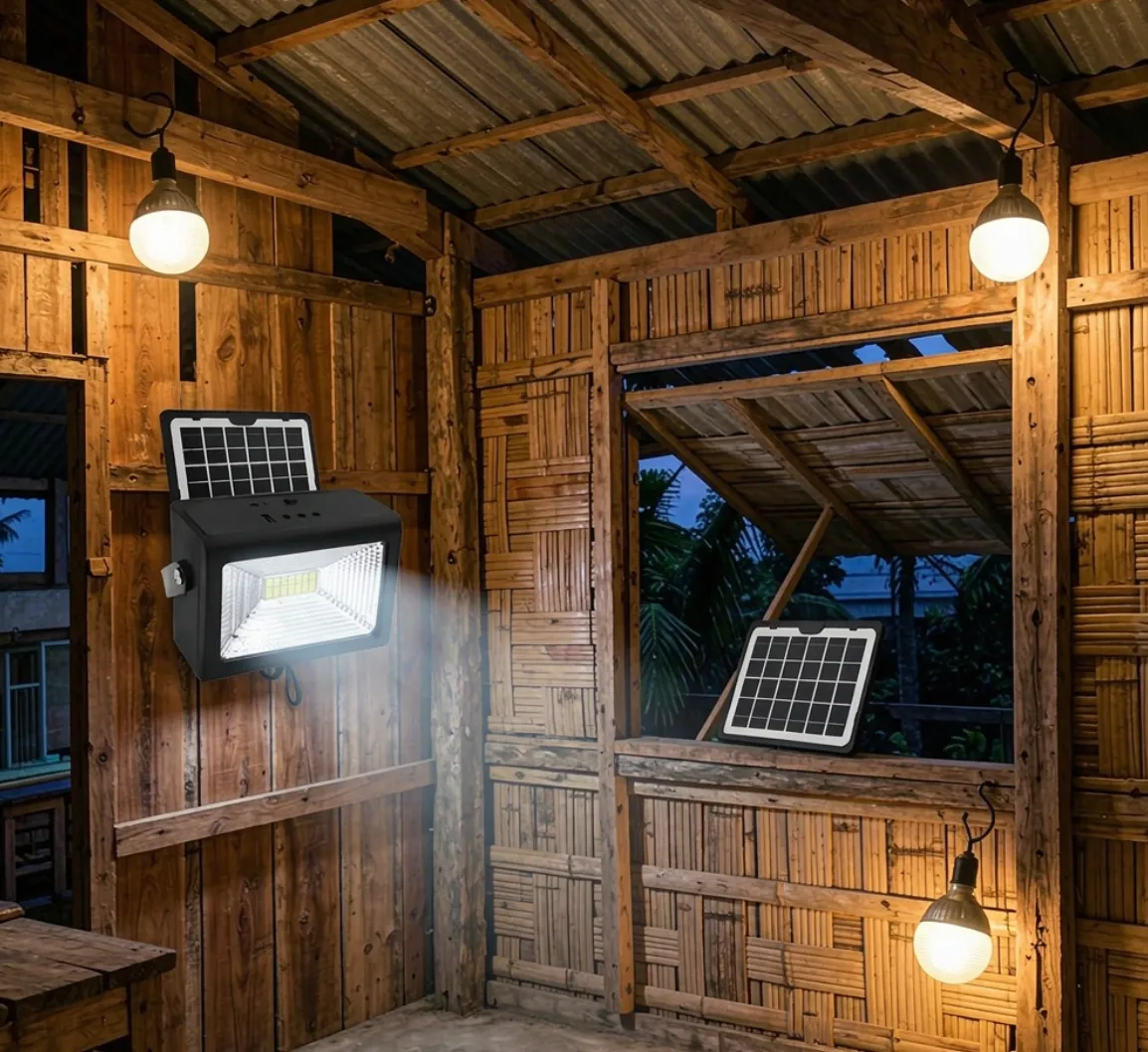 K015 Solar Home Lighting Kit scene preview